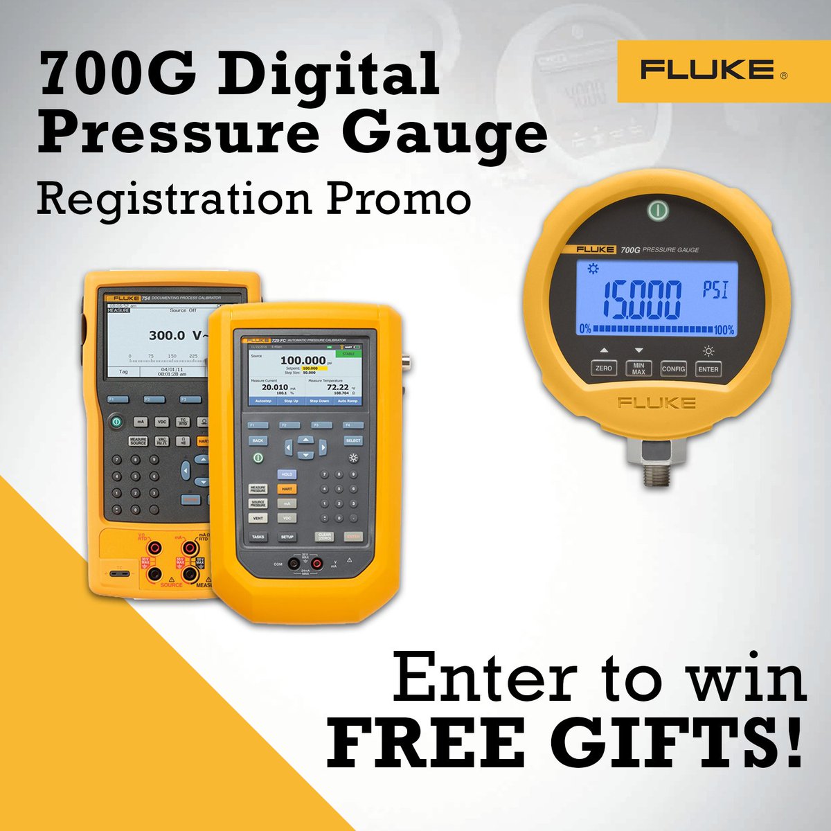 Byram_Labs's tweet photo. #DYK that “fluke” is a synonym for #luck? This could be your #lucky #Fridaythe13th! Get entered to win FREE GIFTS from @FlukeCorp by purchasing and registering a Fluke 700G Digital Pressure Gauge!! Shop now: https://t.co/cRRbO3eeEv https://t.co/FwVkG9mF5r