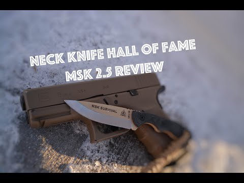 TOPS MSK 2.5 HALL OF FAME NECK KNIFE! (FULL REVIEW) - tacticallifegear.com/tops-msk-2-5-h…
