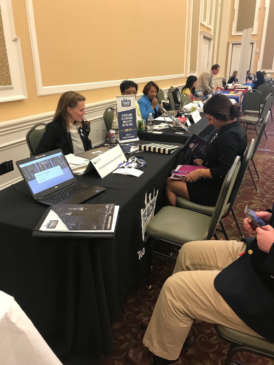 #CMSD recruiting top talent at #Ohio University today. Hiring season IS NOW!  #Apply today!