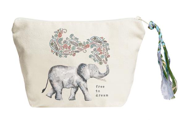 Need a new bag? The Free to Dream pouch by @Thetoteproject is our new crush. 10 percent of gross profits go to Two Wings, a non-profit helping survivors of sex trafficking. How could you not?