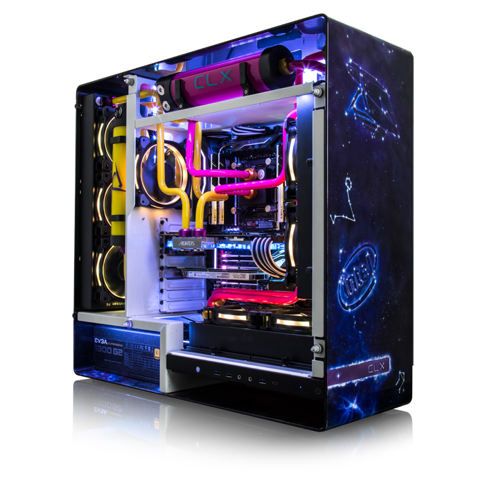CLXGaming's tweet image. Retweet this for a chance to win $10,000 Gaming Rig. @CybertronPC #IntelRigChallenge #sweepstakes #giveaways