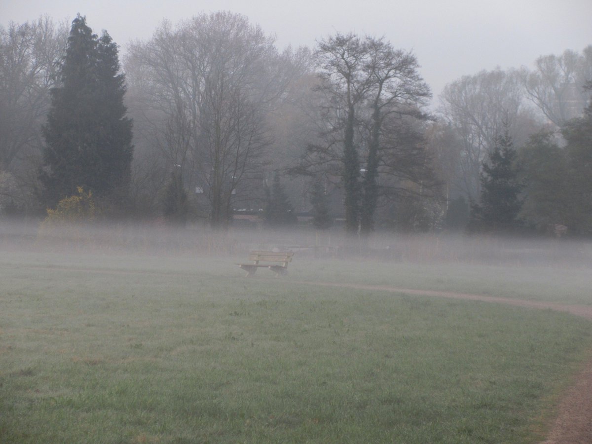 tonnymorsink's tweet image. #weatherhumor  A #lazy #fog  Sitting on a ... bench !!  Early in the morning!!   @StormHour @ALageschaar @EarthandClouds @CumbriaWeather @NLWeerFoto  @MeteoGroupWeer @janvissersweer @weeronline @BuienRadarNL @Weerplaza @WilliamHuizinga  @whoebert @ACloudReporter @CloudPowder