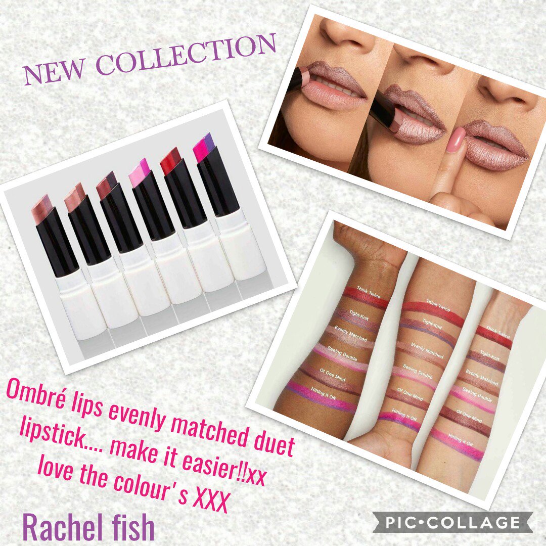 30Fish's tweet image. Ombré lips evenly matched duet
 lipstick....👄💄👄💄 make it easier!!xx
 love the colour's XXX