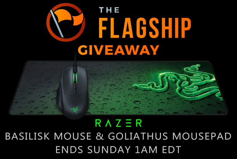 TheFlagshipTV's tweet photo. In celebration of the Record breaking run tomorrow in Warframe, we're giving away a Razer Basilisk and an Extended Goliathus MousePad courtesy of @Razer ! Be sure to enter below, the contest ends April 15th at 1am EDT! 

https://t.co/l3A2k9iN6D https://t.co/71dQGB5Fyd