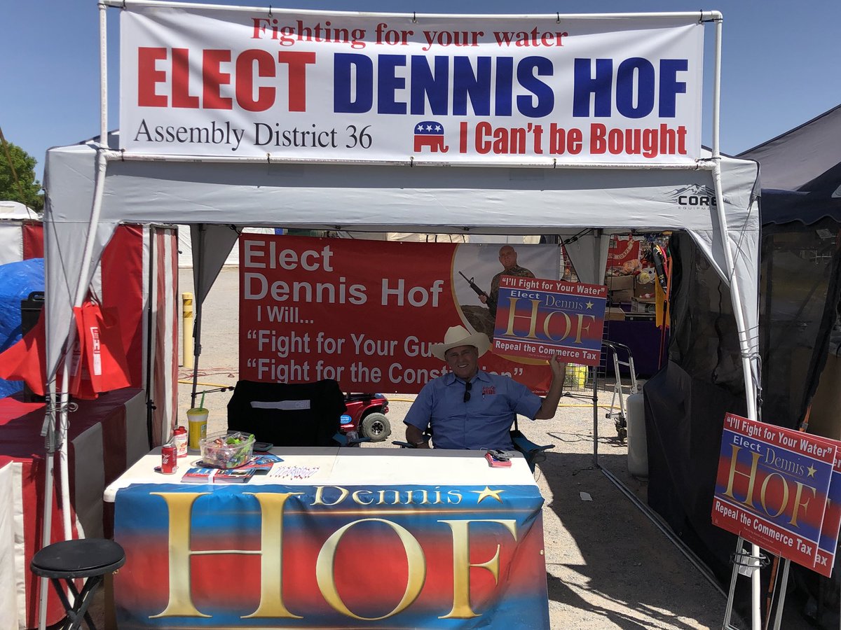 @assist4hof @ChuckMuth @DennisHof out here in Logandale for the Clark County Fair #FireLyingJames #Hof4Assembly #District36