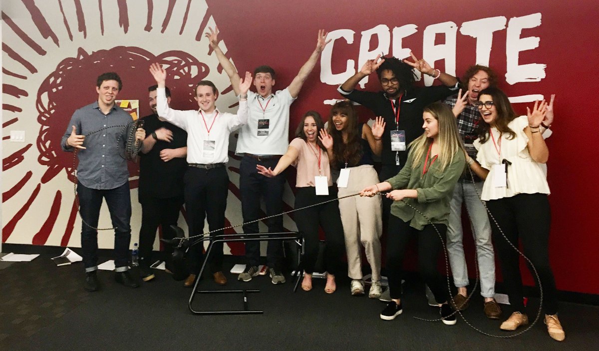 IntegerGroup's tweet photo. Show us what you got campers! Creative intern bootcamp challenge 2018. #integercampchaos #integerdallas https://t.co/YRmd43RUNm