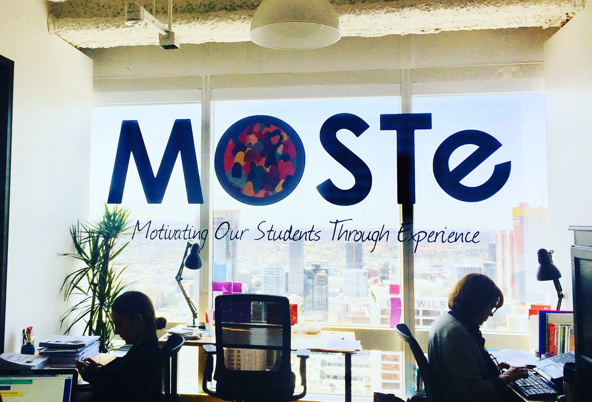 mosteorg's tweet photo. It’s official! Thank you @wework for our beautiful logo! It looks amazing. #movingonup #amzingview 🌞🌆#comecheckusout #educateagirleducatetheworld https://t.co/vOeS65XE0U