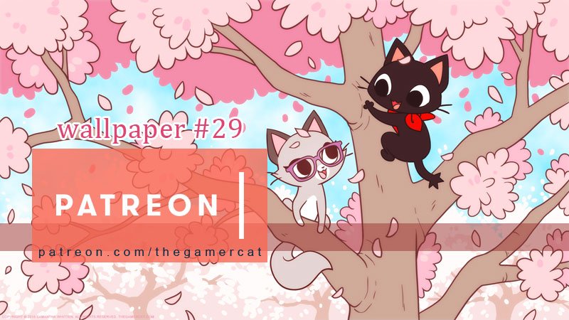 The GaMERCaT Patreon Wallpaper Pack 9