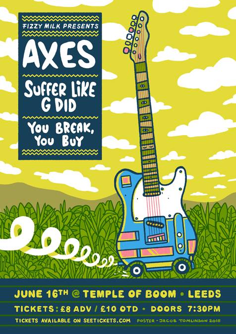 Our <a href="/LostGroundMusic/">Lost Ground</a> gents play @templeofboomLDS on Saturday 16th June alongside mega-dudes <a href="/weareaxes/">Axes</a>, <a href="/sufferlikegdid/">Suffer Like G Did</a> <a href="/ybybmusic/">YouBreak YouBuy</a>. Tickets on sale now! 

facebook.com/events/9292389…