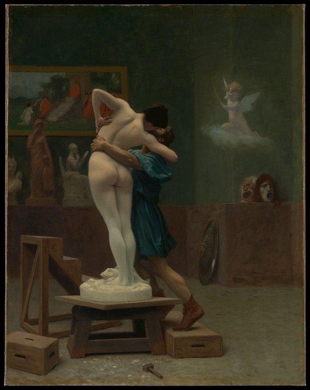"Pygmalion and Galatea" by Jean-Léon Gérôme, 1890, Oil on canvas
#AgelessArtz #art