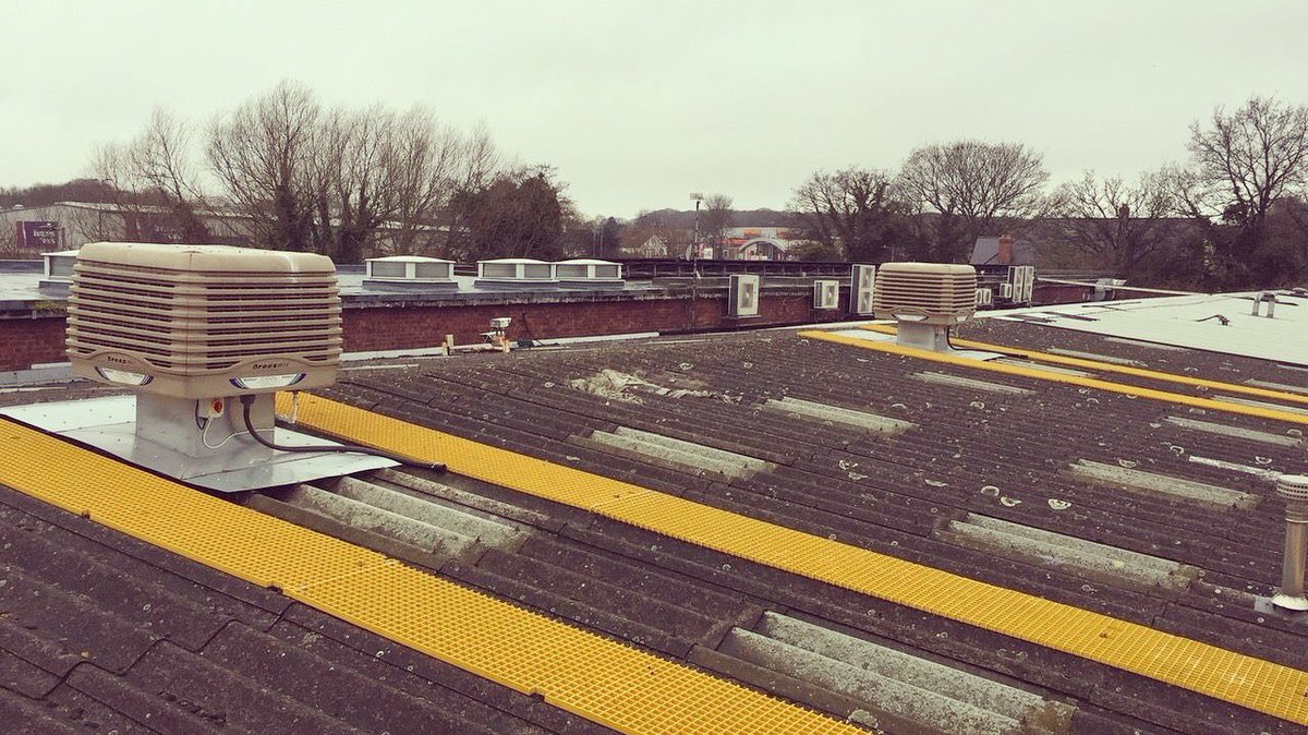 CoolTechLtd7's tweet photo. Here we have one of our Breezier installations at Thames Loose Leaf in Southend-on-Sea, where me moved internal evaporative coolers to outside. For all your evaporative cooling needs call in the experts we’re here ready to help. #cooltechltd #business #cooling #environment https://t.co/v3HVat5sXc