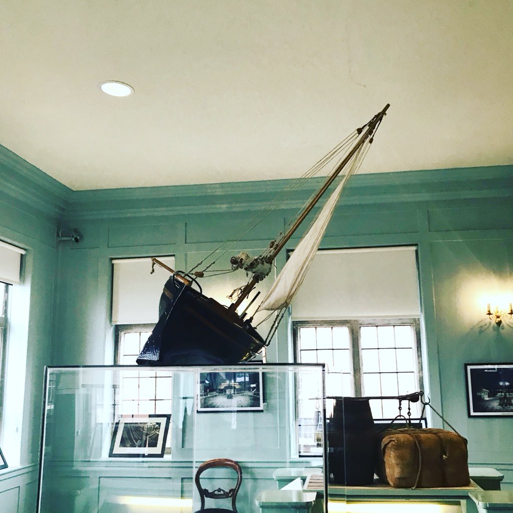 floatourboat17's tweet photo. Come and see Dave Winterton’s model of the #BadenPowell listing somewhat vertiginously at the #customhouse in #kingslynn along with some fine photos of the reconstruction work. #discoverkingslynn #floatourboat https://t.co/HHNIpWgPbD