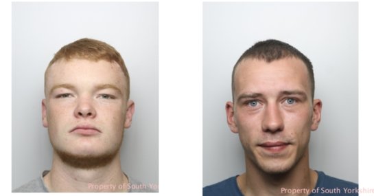 Men jailed after "life-threatening" wounding of <a href="/syptweet/">South Yorkshire Police</a> officer, using his own handcuffs. bit.ly/2GXYlFE #Rotherham #Doncaster #Barnsley