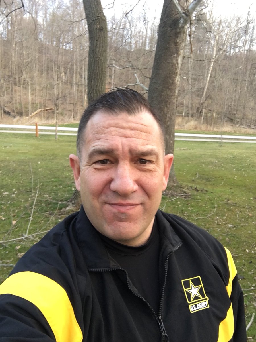 USAREC_Clev_CSM's tweet photo. Last official APFT as a Soldier in the Army.  First of many lasts in the months to come... it’s starting to set in.......  🇺🇸#Rockstars https://t.co/RXH7vZoXqb