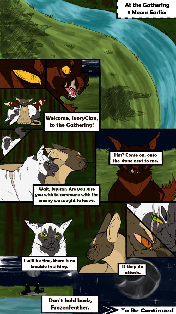 namiflyon's tweet photo. Tangled Vines Page 4!
(Tangled Vines gets a hashtag, woo)
#tangledvines #warriors #warriorcats #comic #warriorscomic #warriorcatscomic https://t.co/AmY3R23Hzo