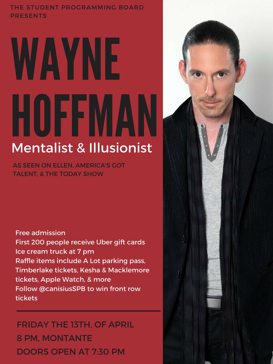 TONIGHT! Enjoy ice cream, Uber gift cards, raffle prizes, and a show that will blow you away!