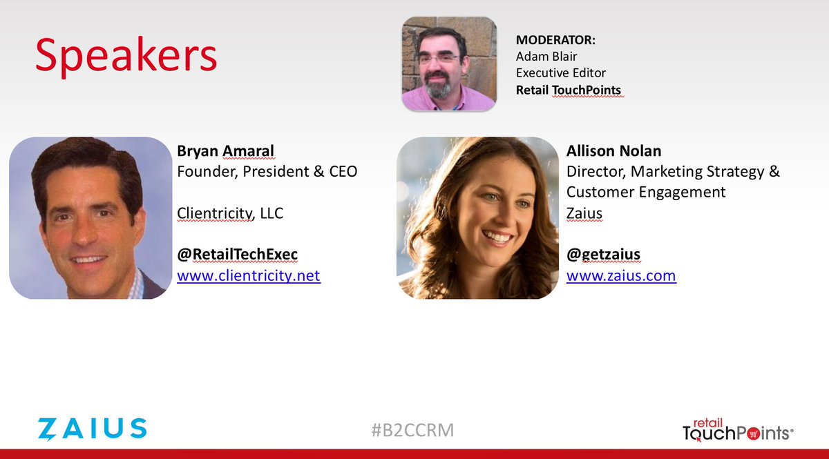 RTouchPoints's tweet photo. Tackling the #omnichannel customer data challenge can help marketers give shoppers the experience they expect. Join us for a webinar featuring @RetailTechExec and @getzaius to learn more: https://t.co/E8JEihZDXU #B2CCRM https://t.co/jAj5XQpayc