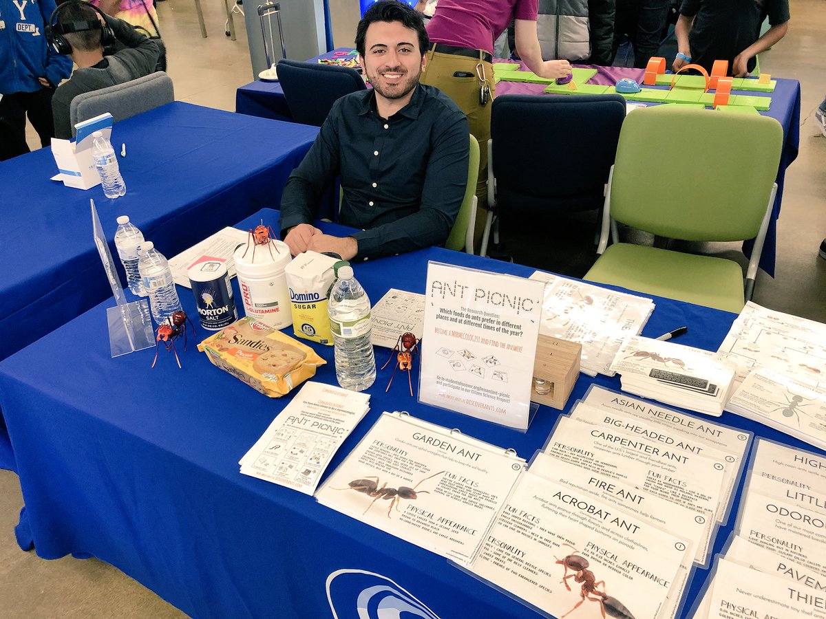 MagSorger's tweet photo. Experience #antpicnic @naturalsciences in #VirtualReality and then learn how to participate and become a myrmecologist at #rtpstemexpo @STEMinthePark https://t.co/6w0BlgHLM8