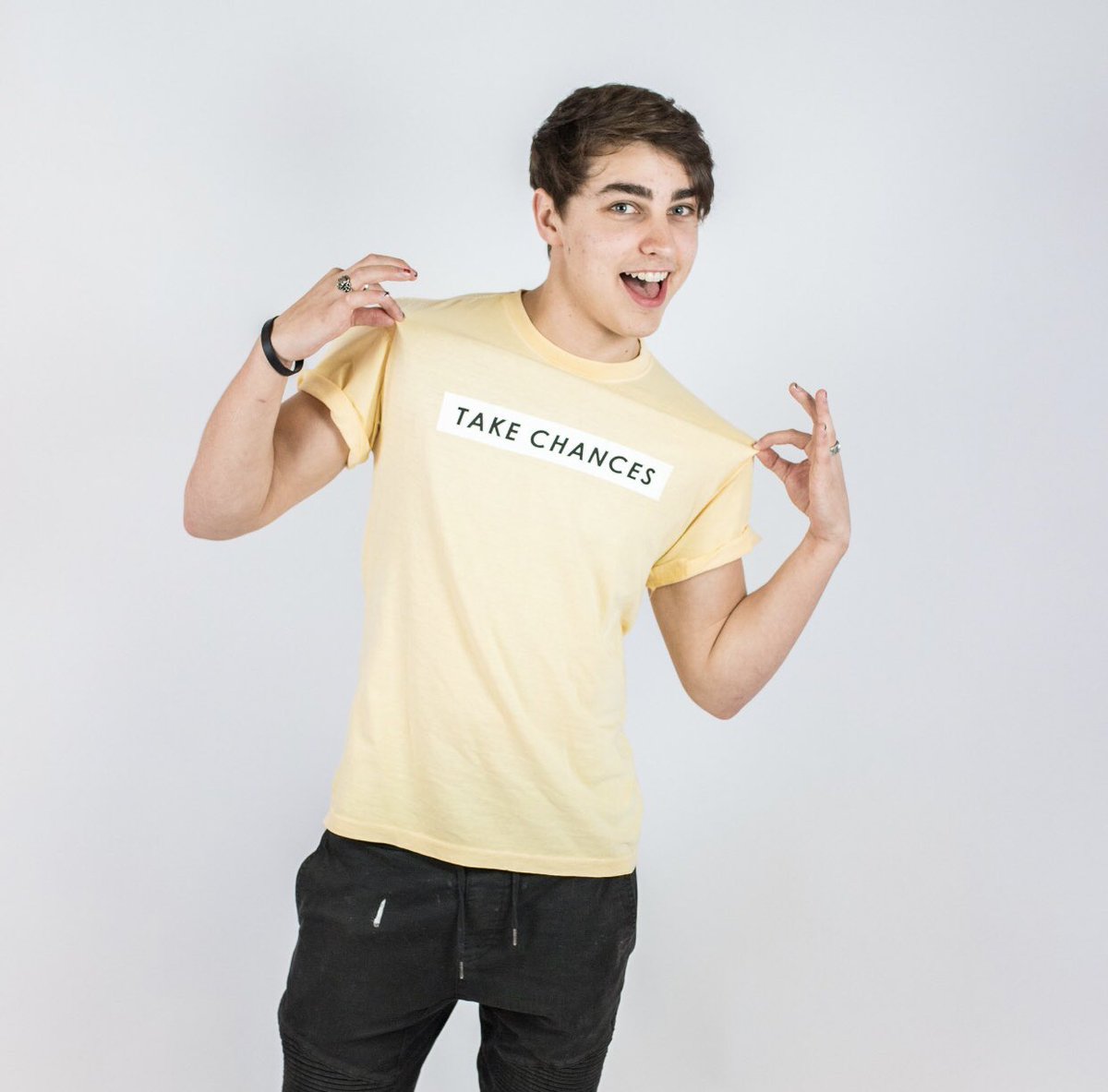 colby brock yellow hoodie