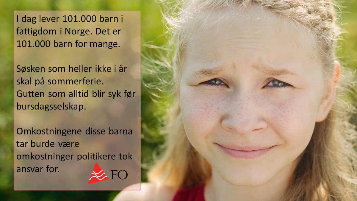 FO_fellesorg's tweet image. I kveld debatterer @MKvisvik på @dagsnytt18 med @ChristianTG_FRP og @karhenr om #barnefattigdom. Følg med! Les mer: dagsavisen.no/nyemeninger/fa… @frp_no @Arbeiderpartiet