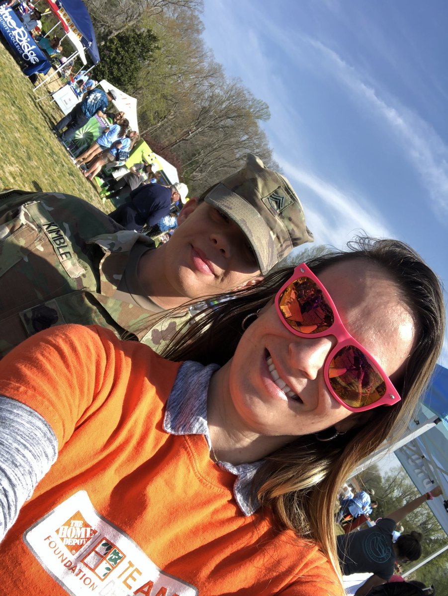 PHMermaid's tweet photo. Henderson County Special Olympics!  It’s wonderful to be part of such an amazing event! #trendingorange #thdgivingback https://t.co/E6vhDr9bO2