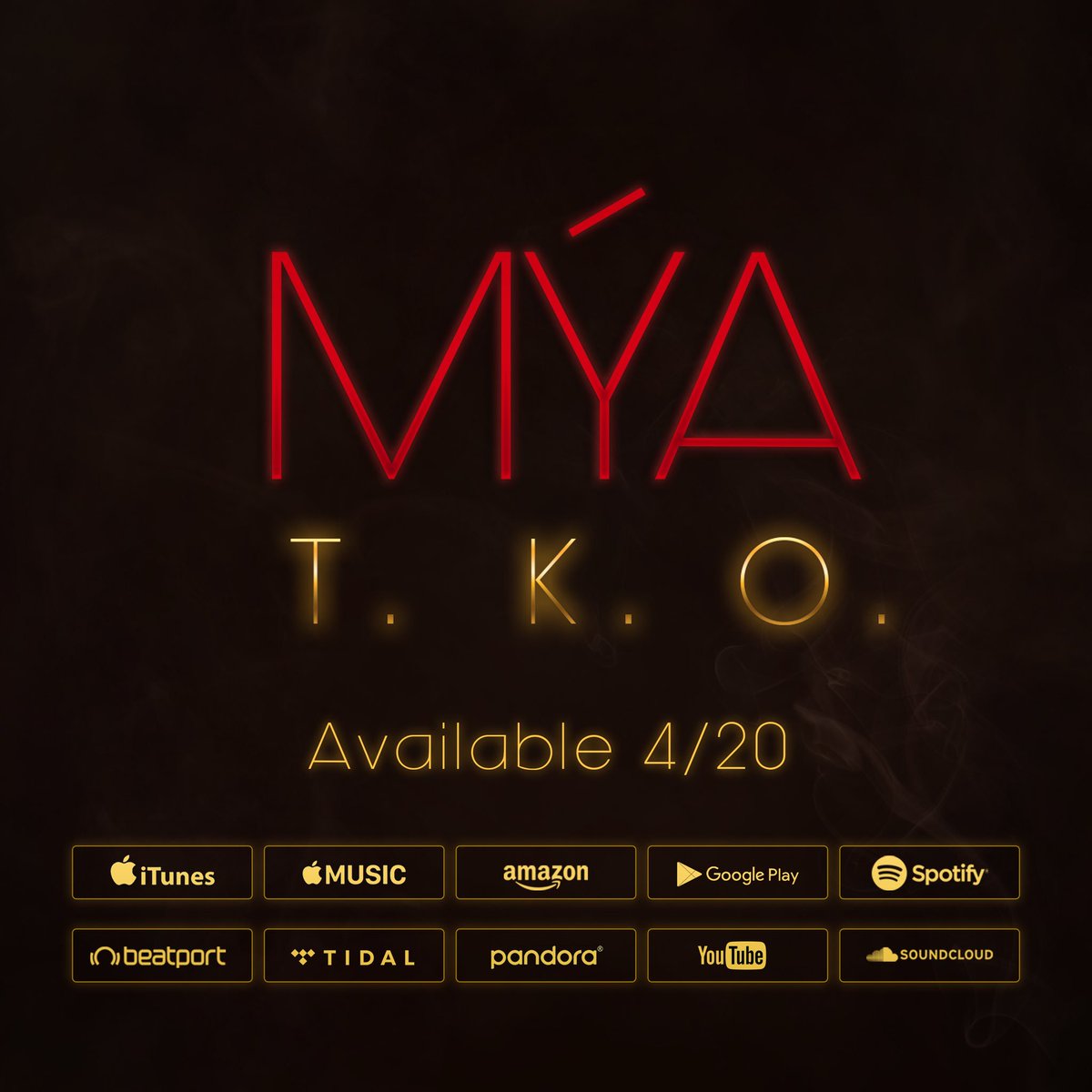 MYAPLANET9's tweet photo. #TKO (The Knock Out) Album drops #420 !🥊🎶 Album Previews &amp; PreOrders are now available on iTunes, Amazon &amp; GooglePlay. PreOrder the album now &amp; receive the free instant grat track #KnockYouOut today!! https://t.co/X1nICt4O8d https://t.co/ULjsuSZVjO