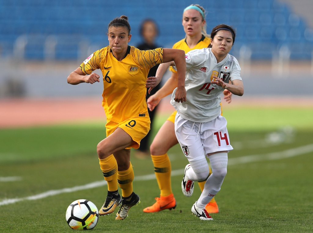 TheWomensGame's tweet photo. FULLTIME | 🇯🇵 Japan 1 (Sakaguchi 63') - 🇦🇺 Australia 1 (Kerr 86')
And in the space of just four minutes Australia went from third to first in Group B. What an intense game. Cannot imagine what the #WAC2018 finals will look like! #Matildas #Nadeshiko https://t.co/ExQVLb13uw