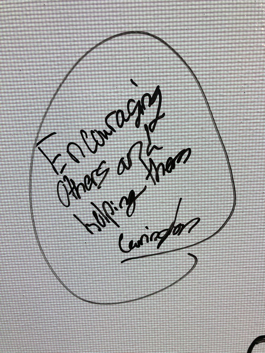 PCMrsShaw's tweet photo. “We rise by lifting others.” #fridayresponse #compasselementary https://t.co/TtV4BkexI5