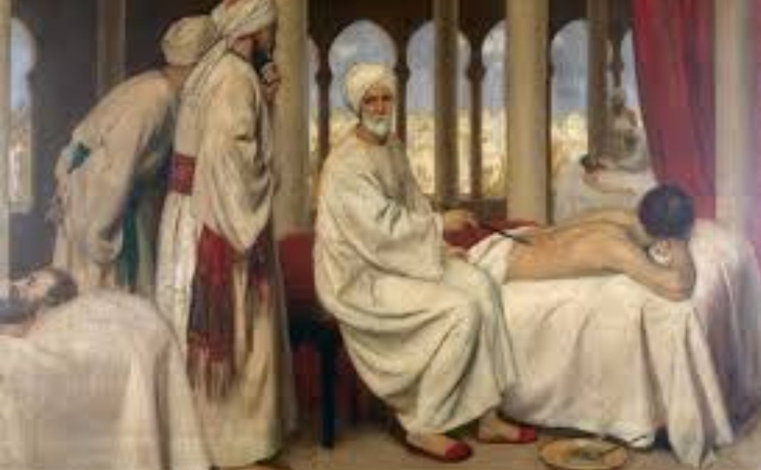 Al Zahrawi. The first ever surgeon and dentist. Revolutionised surgery and introduced surgical equipment which we still use today. His book was used for hundreds of years in Europe. He described in his book how to correctly dislocate shoulders, replace missing teeth correctly etc