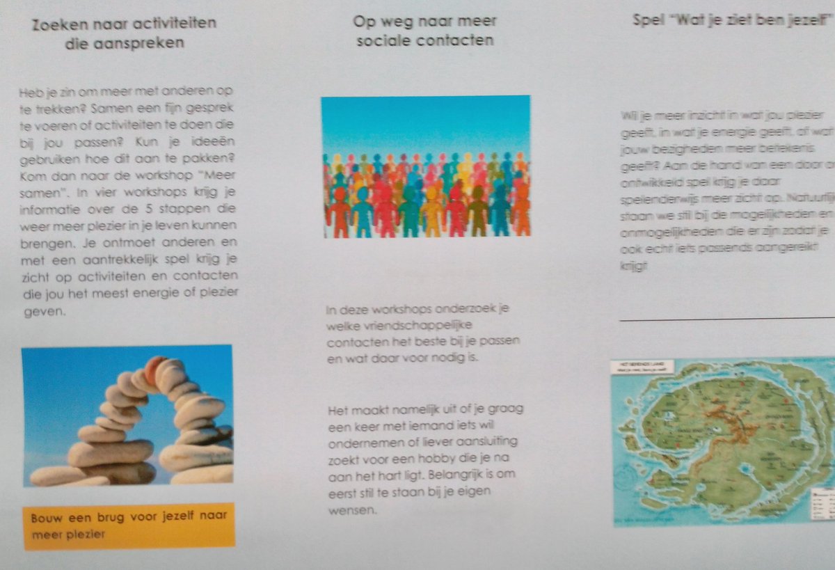 Yes 🙌 !! In mei starten we nogmaals met serie van 4 Workshops 'Sociaal-Vitaal' 
in LR. #pakjekans + aansluitend lekker samen lunchen🧀🍞 🍶🍏 <a href="/DOENJAutrecht/">DOENJA Utrecht</a> @centrumsociaalvitaal