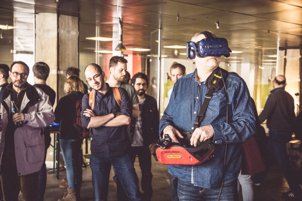 innovatorspace's tweet photo. It was very interesting and a pleasure to have had the Munich VR Meetup in our Innovator Space at the Münchner Freiheit. Thanks for the demonstration of the cutting-edge virtual reality technology. #innovatorspace #munich #munichvrmeetup #virutalreality https://t.co/dyVQlMOULC