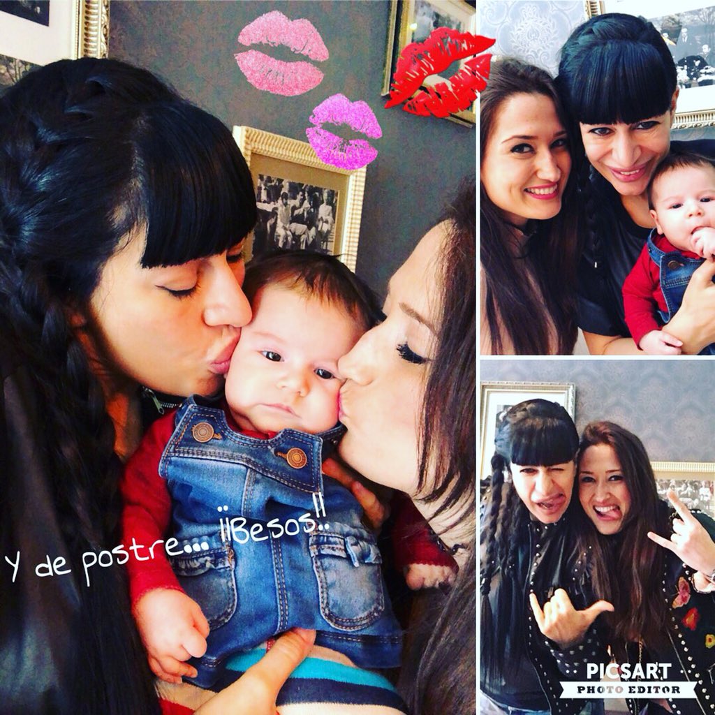 MyriamCarrel's tweet photo. Cuántas celebraciones en @LaMafia_rest, desde eventos con el #NETTeam #ComidaNETT, comida con amigas o mis cumpleaños con la #SuperAbuela! Hoy #DiaInternacionalDelBeso 1ª comida en el centro con @NaishaIngles Presentación a Anita 💋 https://t.co/jNWjOmYRHv