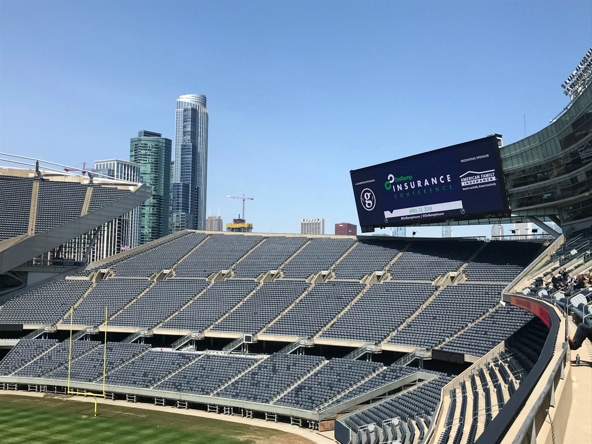 OnRampInsure's tweet photo. That's a wrap! @OnRampInsure was a tremendous success thanks to 1,100 #insurtech movers &amp; shakers that brought #energy &amp; a spirit of #innovation to @SoldierField  - THANK YOU for making this our biggest &amp; best OnRamp Insurance Conference yet! https://t.co/nmeaaHGCFF