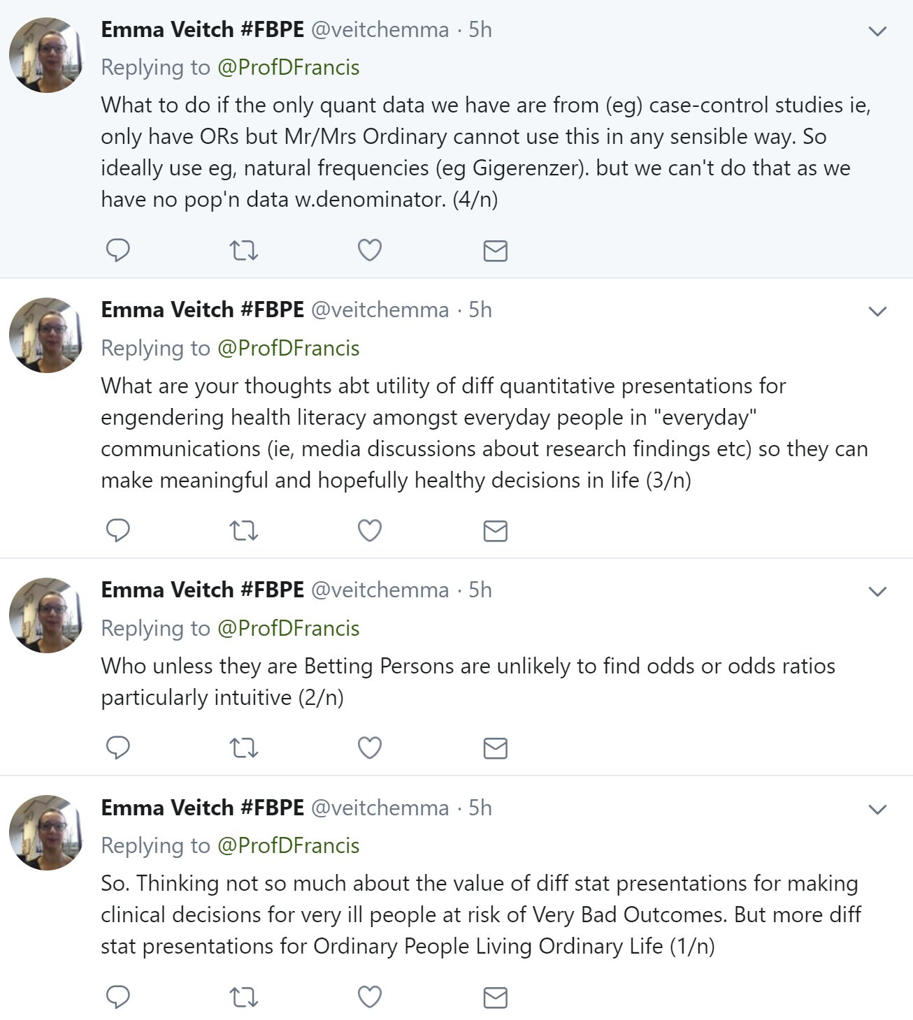 Frank Harrell Venkmurthy Profdfrancis Risk Ratios Are Incapable Of Being Constant So I Don T Use Them I Use Hazard Ratios Time Ratios Odds Ratios And Absolute Risk Estimates If My
