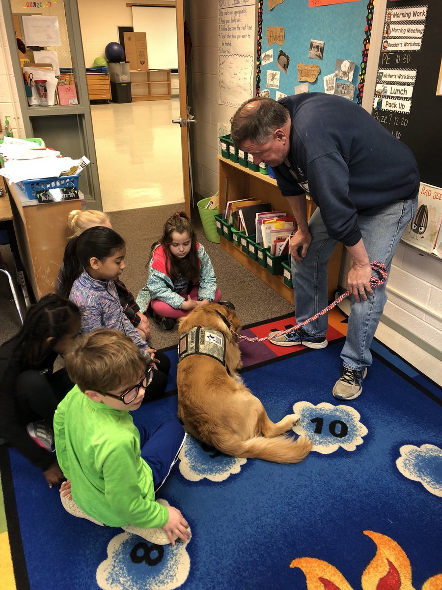 mslaurent2nd's tweet photo. We had some special visitors this morning! 🐶#fhesfoxes https://t.co/RLsmjvySVA