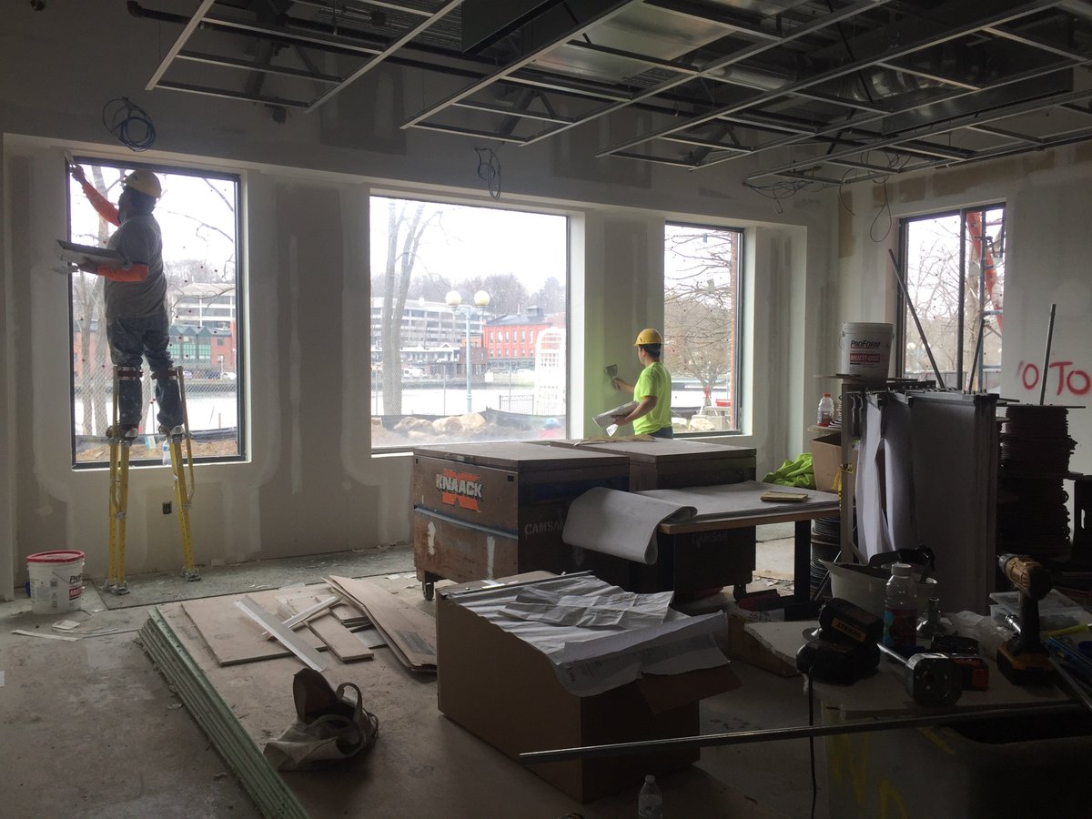 WestportLibrary's tweet image. Every day, we get closer and closer to being ready to open up the #WestportLibrary’s new Riverwalk Level! Visit wltransformationproject.org to stay up-to-date. #TransformationProject
