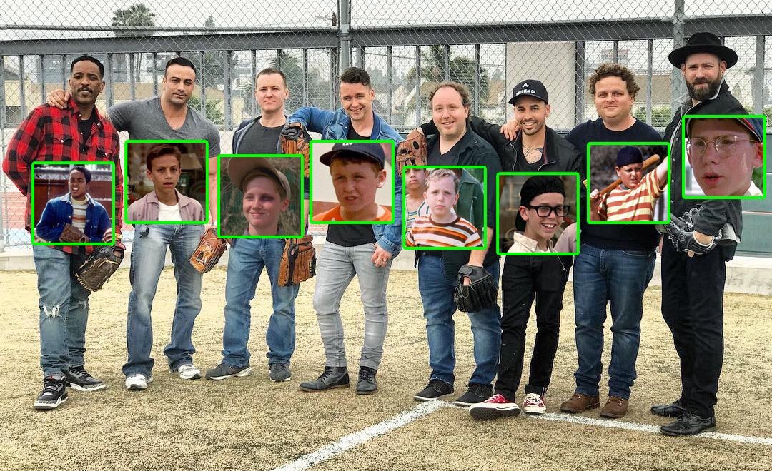 Baseball Bros on X: The Sandlot boys (minus Benny The Jet Rodriguez)  together, 25 years after the movie came out  / X