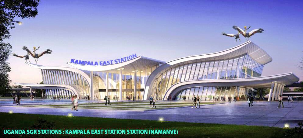 Inspired by the national bird of Uganda - The Crested Crane, the proposed SGR Kampala East Station in Namanve will be a symbol of our beauty &amp; serenity as we seek to transform Uganda thru an affordable &amp; reliable transport system. Pre-constrn works are continuing. #SGRDesigns