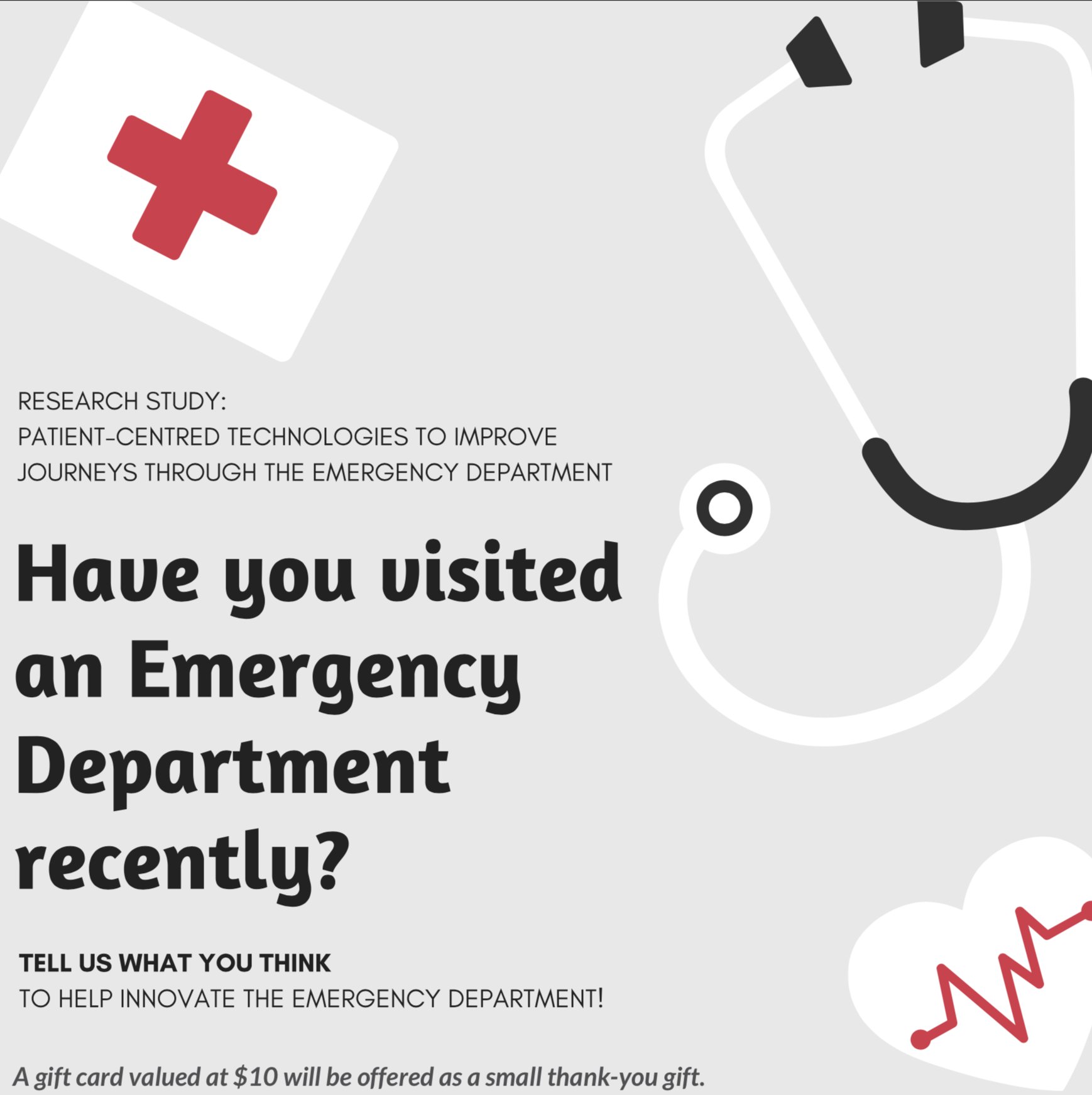 UBC digem on X: If you are over 19 years old and had a recent visit to an  emergency department, we invite you to participate in a research study that  aims to