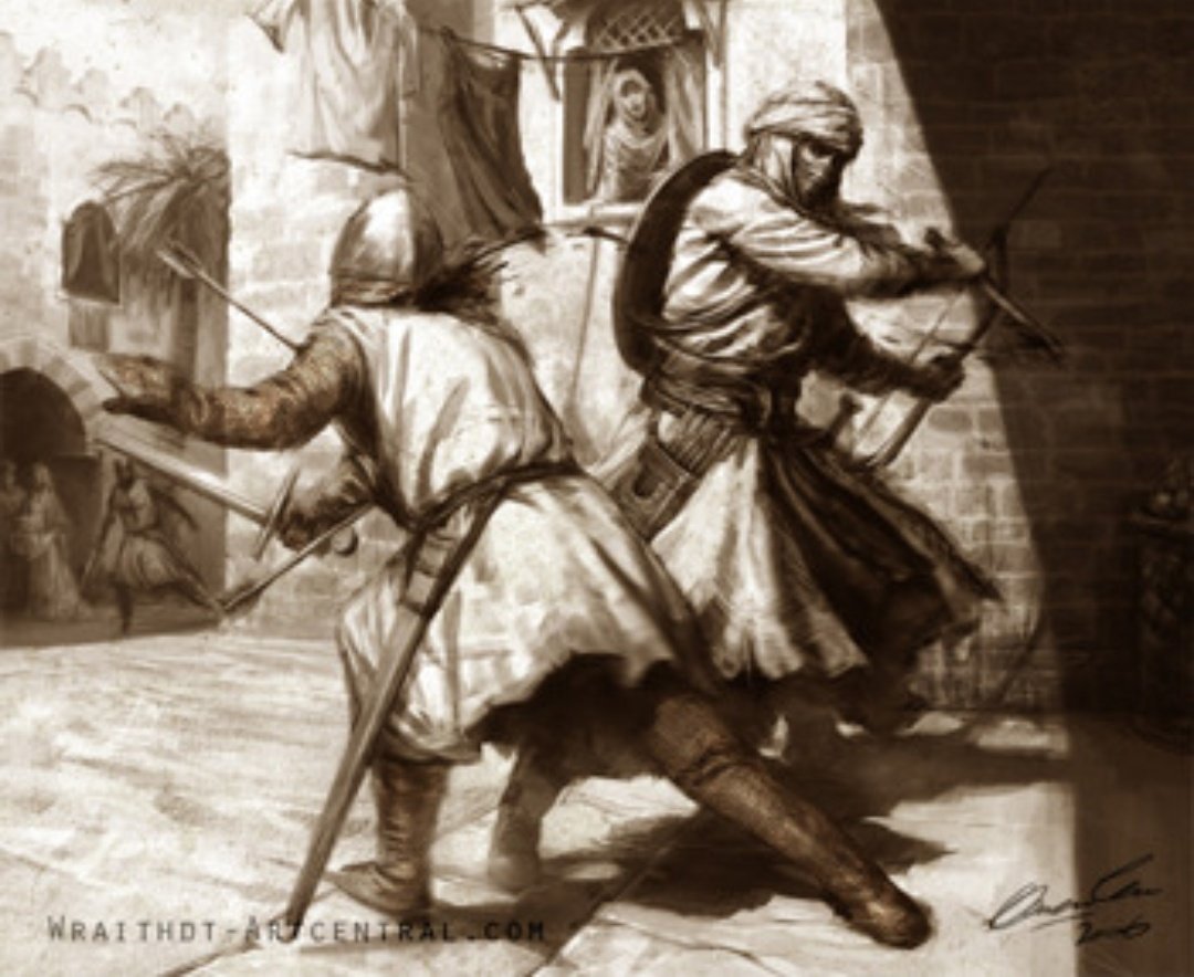 Lads you lot have played Assassin's Creed. Well the word Assassin is Arabic "Hashashin". They were a secret order who were Nizari Ismailis (one of the branches of Shi'ism). They would train in Alamut- Castle and their objective was to overthrow the rulers of their time.