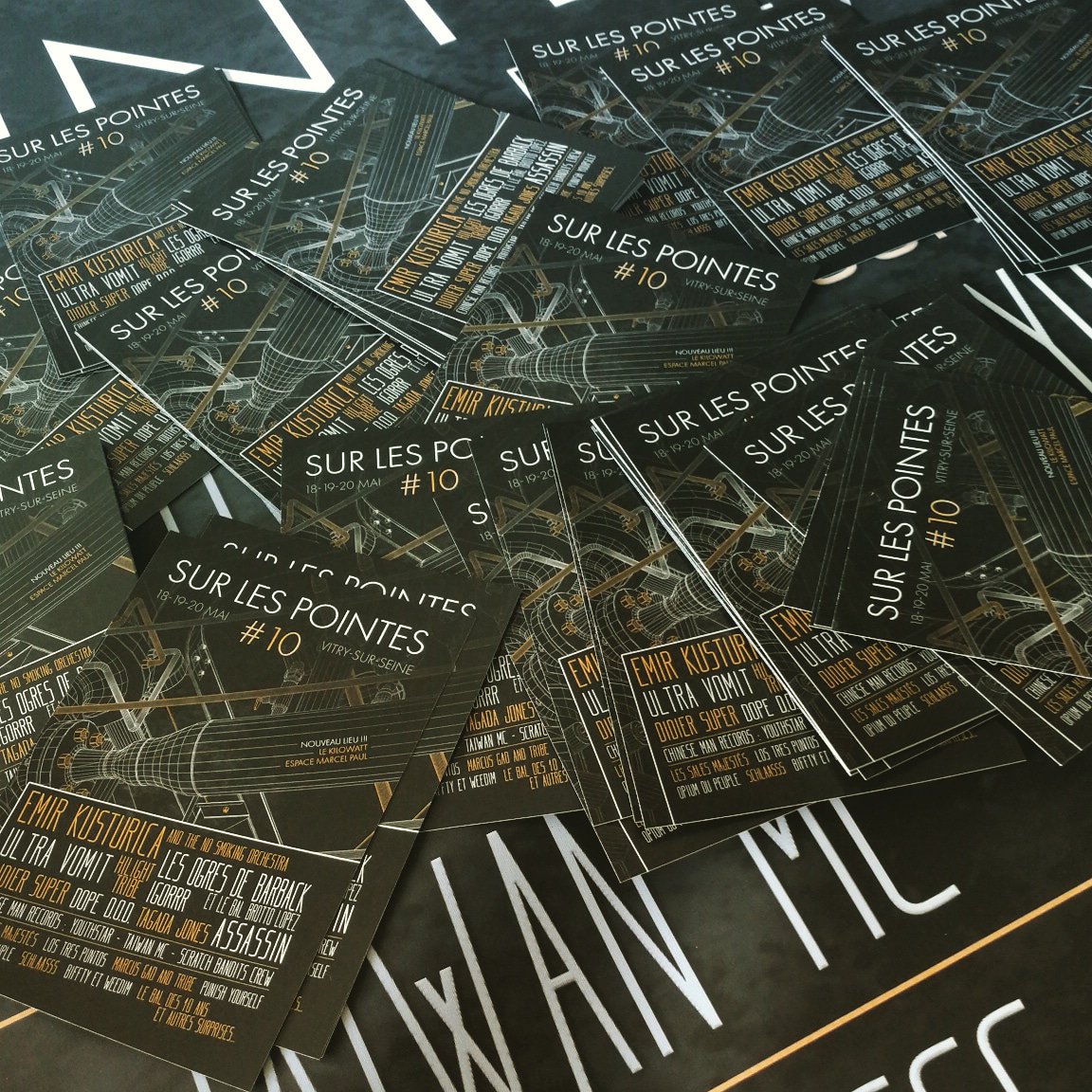 Wouhou ! On a reçu une partie de la com pour la 10e du festival !