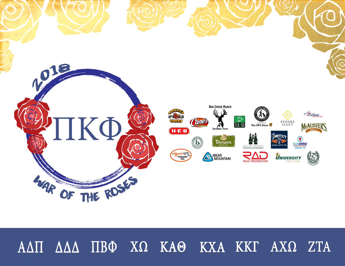 It’s the last day of WOTR! Come out to McLane Stadium 3-7 p.m. for our sorority flag football tournament! You can still donate online to The Ability Experience for points through 8 p.m. at classy.org/team/149707