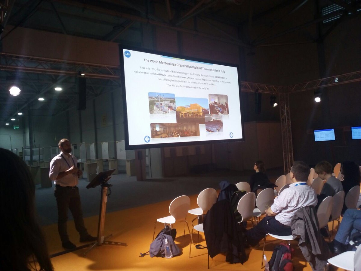 Massi_Pasqui's tweet photo. Training on Seasonal Climate Forecast: enabling a more informed climate related risk management and services presented today at #egu2018 @StampaCnr @erapisardi @PACCRRC_PROJECT @e_digiuseppe @DiSBAcnr https://t.co/9qEqReOspe