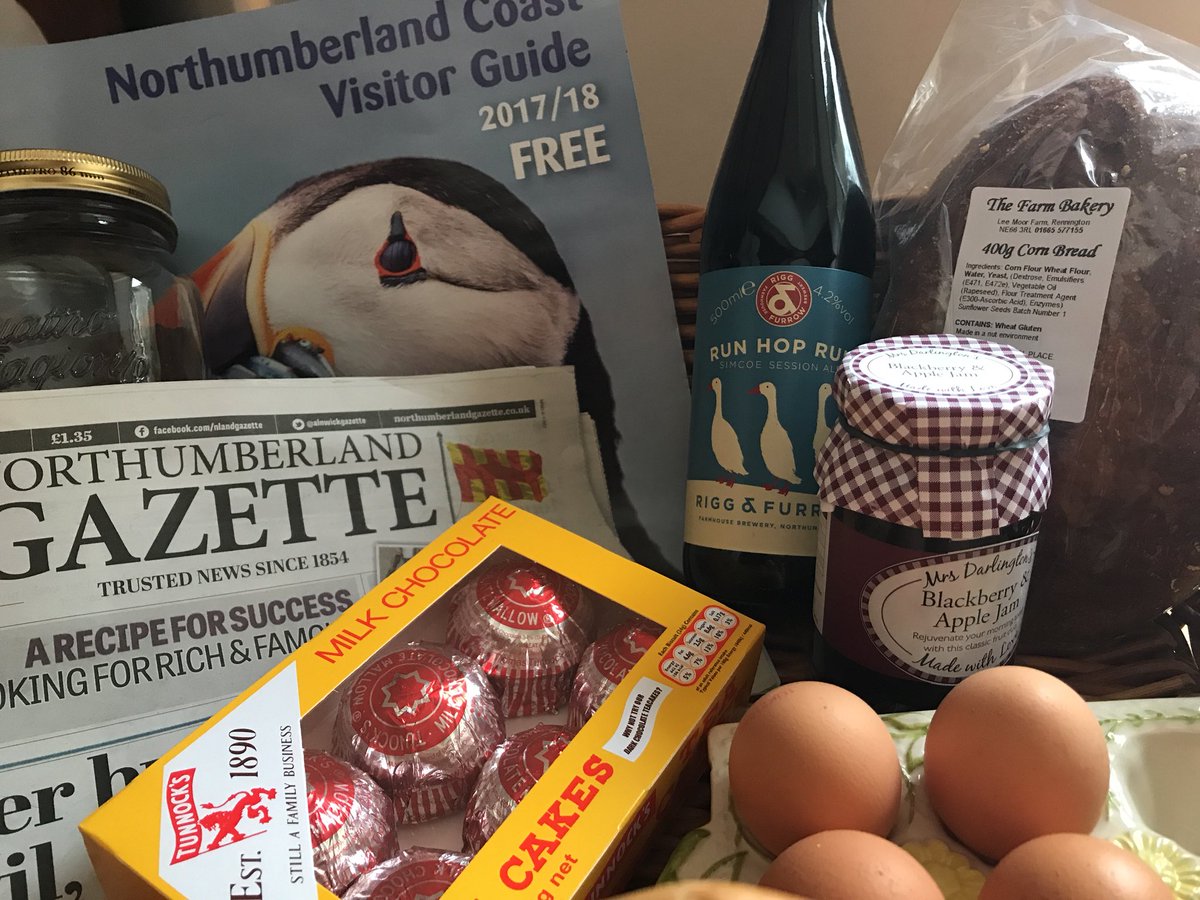 MummyTeenToddle's tweet photo. This week’s yummy holiday hamper. What do you think? #localproduce #localpaper #localbeer #localjam #eggs oh heaven https://t.co/3x1cfNWmYJ old school by the river in #Warkworth #northumberland close to @NCLairport @Virgin_TrainsEC #uk https://t.co/kj9Xlw7wzi