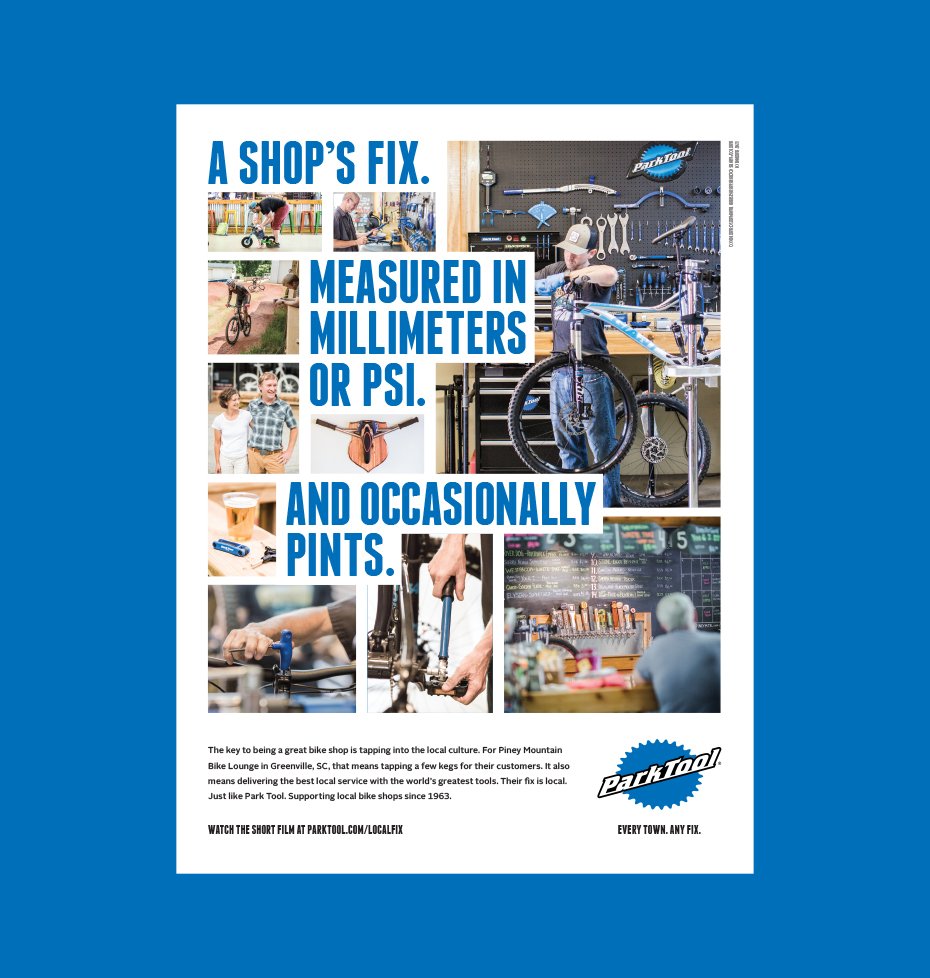 AdventureAdvert's tweet image. We've been using all of our tools to talk tools! Roll on over to our latest blog post for more on how @parktool builds connections with their award-winning “Every Town. Any Fix.” campaign. adventurecreative.com/park-tool-blog