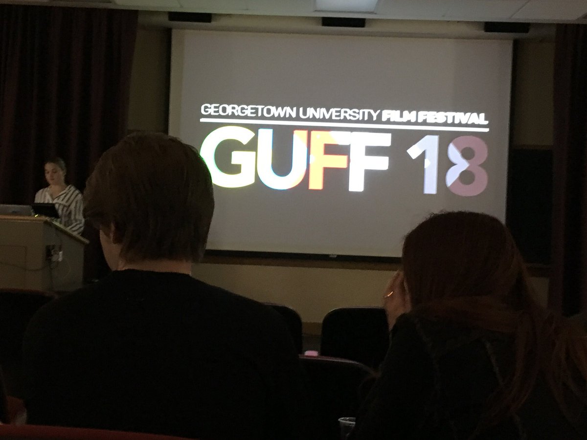 GUFilmProf's tweet image. Congrats to @SkySitney &amp;amp; #FMST-350 #FilmFestivalStudies on #GUFF18  @GeorgetownFMST
