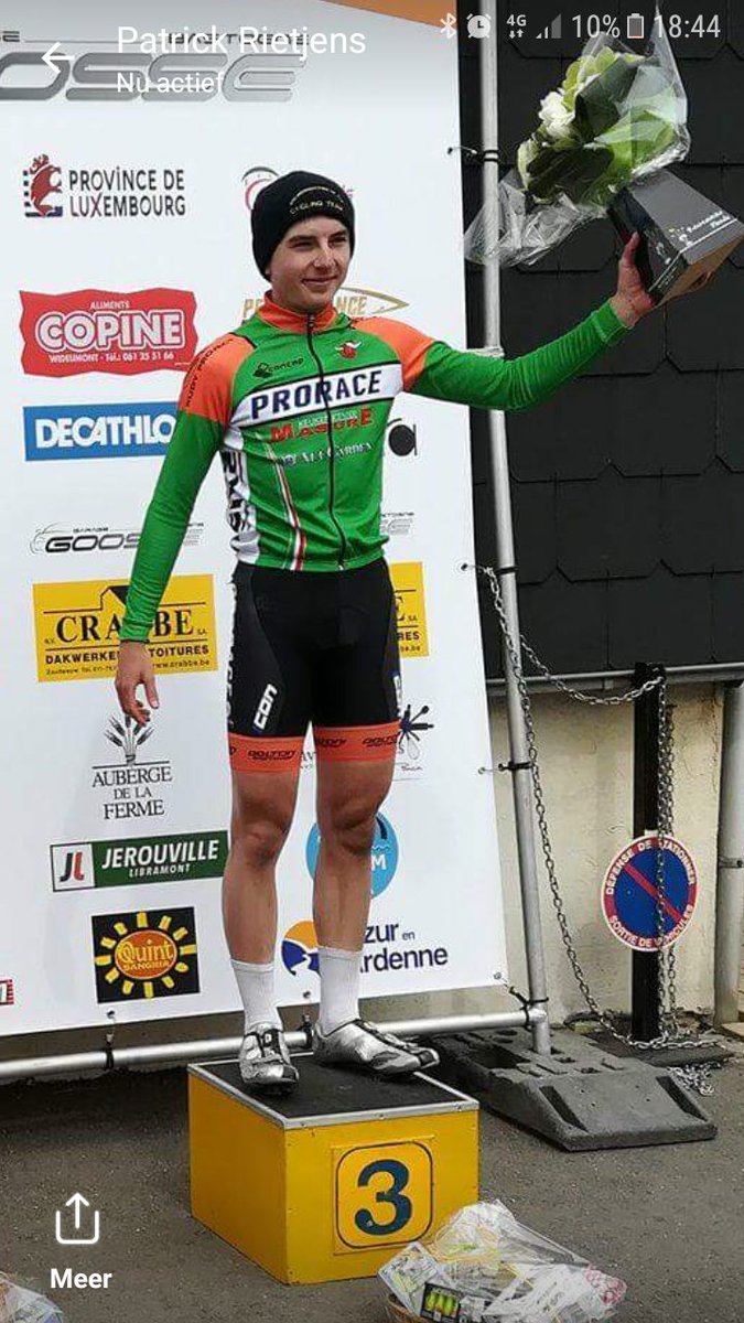 ProraceCT's tweet photo. Goed gedaan @SanderCycling98 https://t.co/9HtGw2Xy24