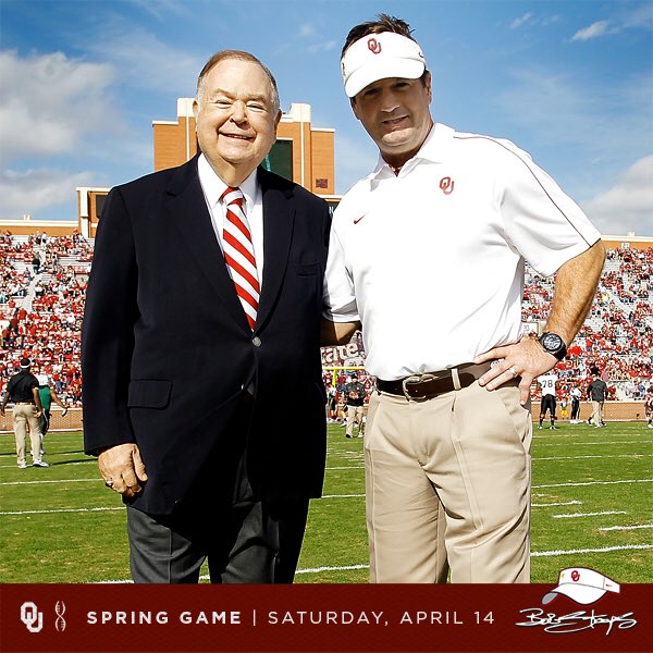 Thank you, @OU_CoachStoops, for your remarkable achievements and outstanding character. It is our honor to celebrate you this weekend. -DBo #SaluteToStoops
