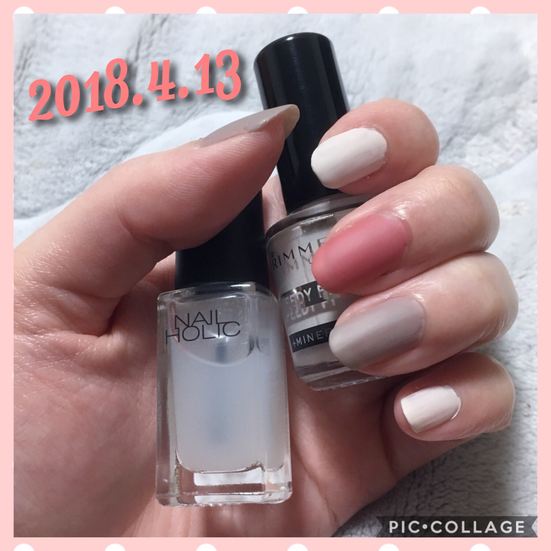 Uzivatel Salita さっこ Na Twitteru デュカート グレージュパンプス スイートピンク リンメル 0 ネイルホリック マットトップコート ペンキみたいな白さで使えないな と思ってたリンメルの番がマットコートで肌に馴染む 神か ただし塗り筋とかムラは目立ち