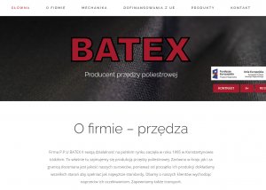 GoodCodecompl's tweet image. Nasza kolejna realizacja: Firma BATEX - Producent przędzy poliestrowej z Konstantynowa Łódzkiego skorzystała z naszych usług! Serdecznie zapraszamy Was na ich nową stronę internetową buff.ly/2JIUU7t oraz do obejrzenia naszego portfolio buff.ly/2vhouhe